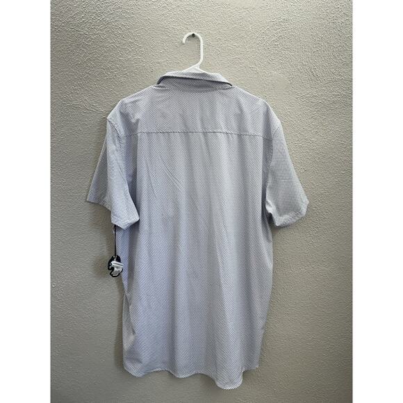 Kenneth Cole New York Mens Shirt Size XXL Slim Fit Short Sleeve Button Up NWTs - Picture 7 of 11